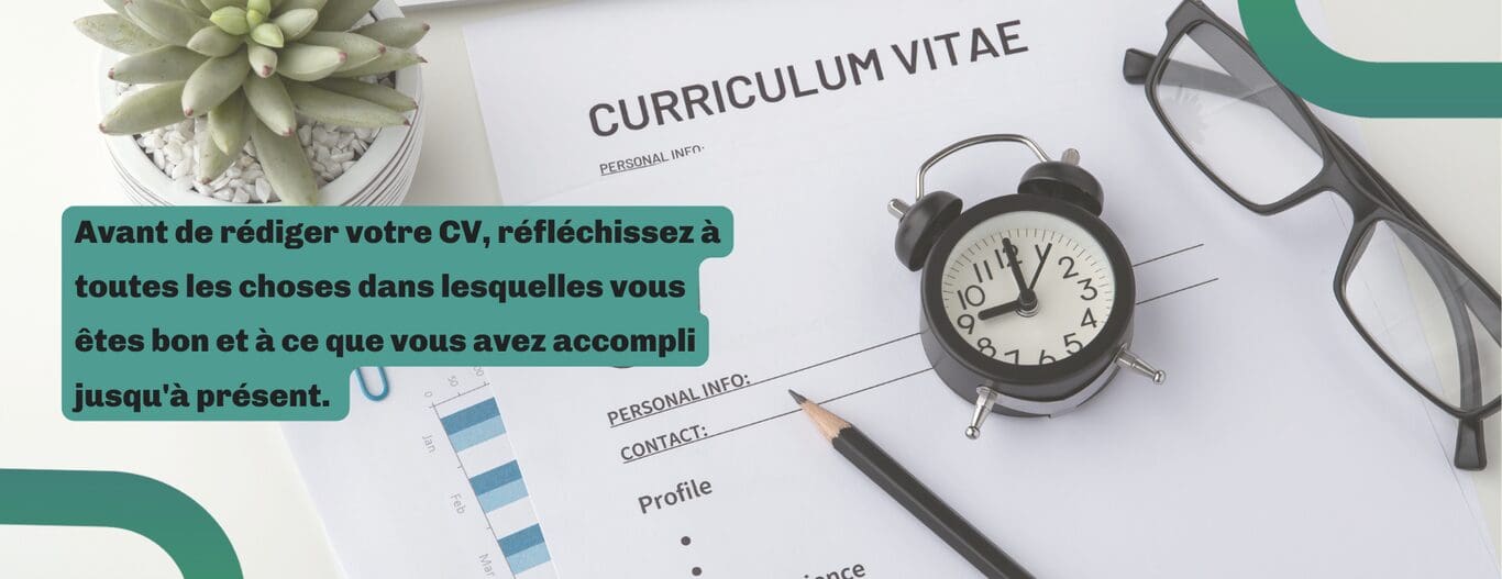 CV et lettre de motivation