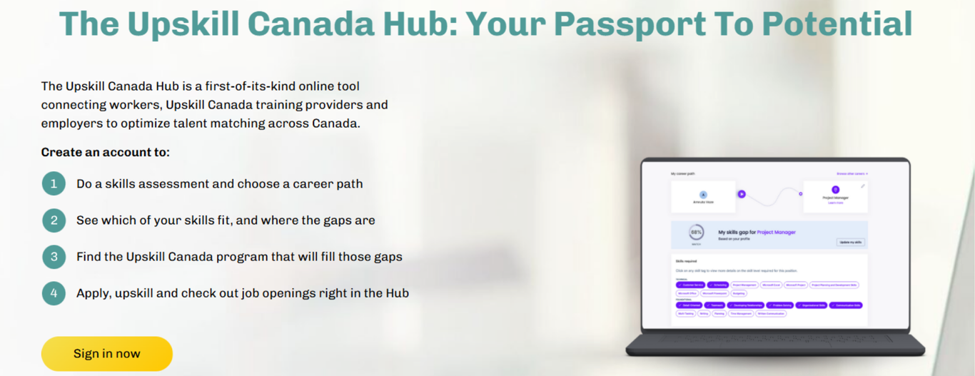 Upskill Canada Hub